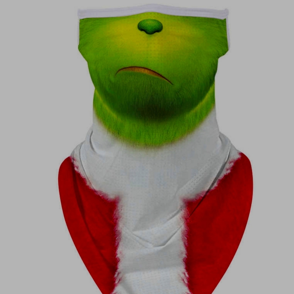 Grinch Face Mask